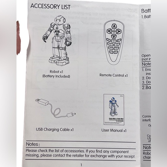 Two SAME WIN Allok Mechanics Motion Sensing & Remote Control Robots Red & White - Picture 12 of 15